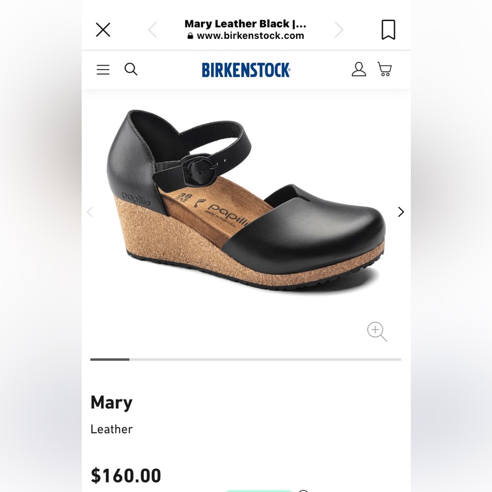 Birkenstock | Mary Leather Wedge